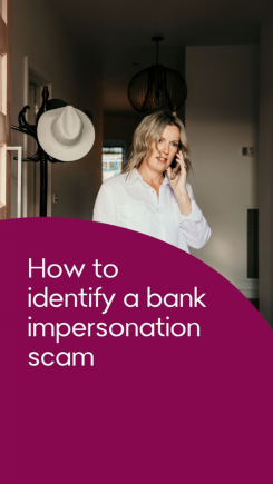 How to identify a bank impersonation scam